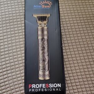 Gold Tone Professional Hair Trimmerwith Vintage Look